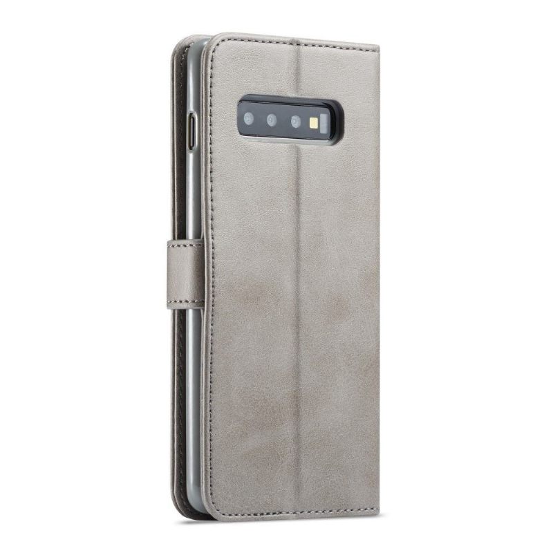 Cover voor Samsung Galaxy S10 Plus Portemonnee Leren Leerstijl