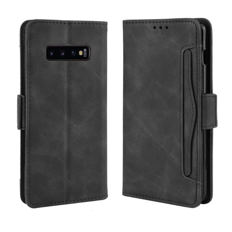 Flip Case voor Samsung Galaxy S10 Plus Ledereffect + Kaarthouder