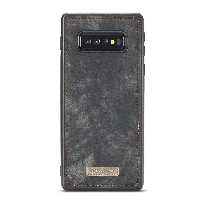 Hoesje Flip Case voor Samsung Galaxy S10 Plus Portemonnee Leren 2 in 1 En Magnetische Shell