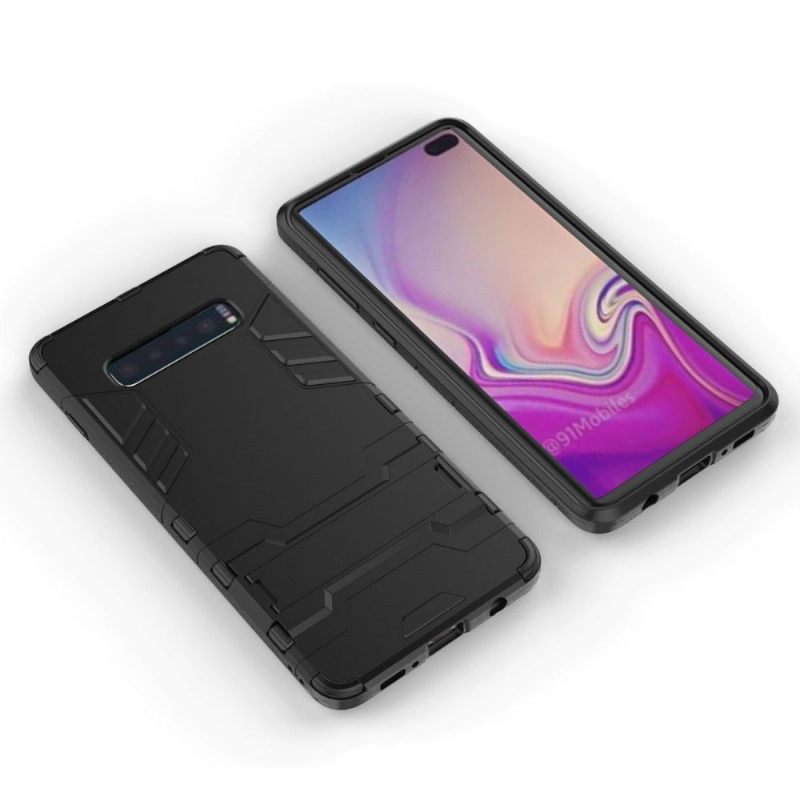 Hoesje voor Samsung Galaxy S10 Plus Cool Guard Schokbestendig Met Geïntegreerde Standaard