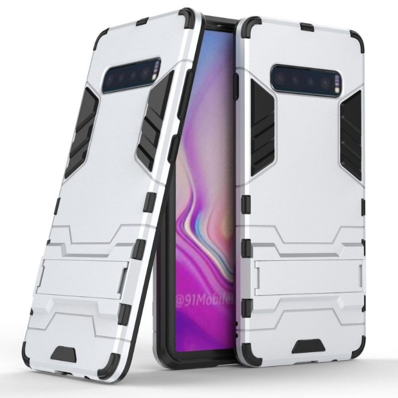 Hoesje voor Samsung Galaxy S10 Plus Cool Guard Schokbestendig Met Geïntegreerde Standaard