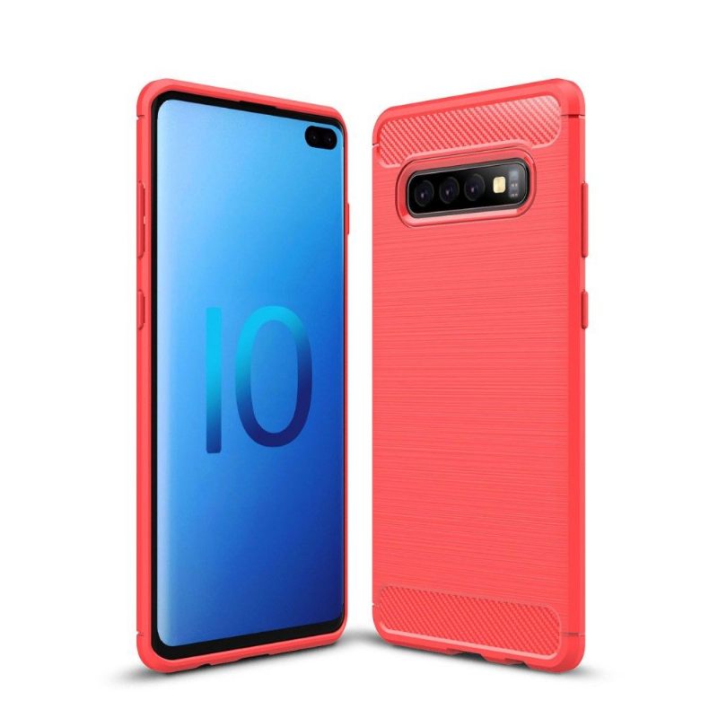 Hoesje voor Samsung Galaxy S10 Plus Koolborstel Gel