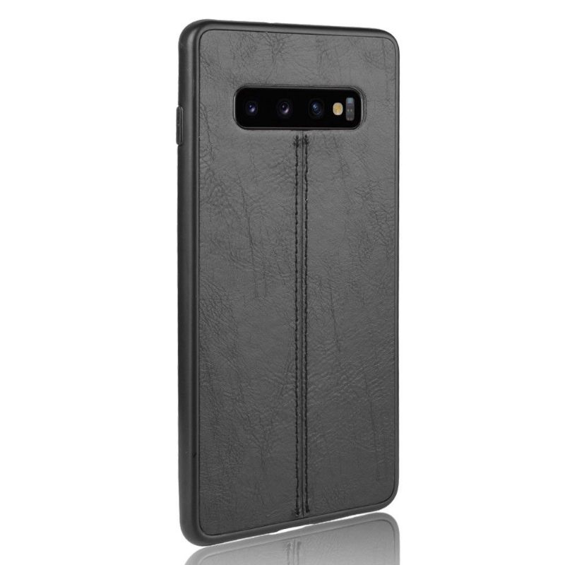 Hoesje voor Samsung Galaxy S10 Plus Leereffect