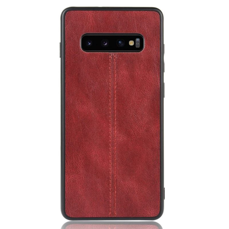 Hoesje voor Samsung Galaxy S10 Plus Leereffect