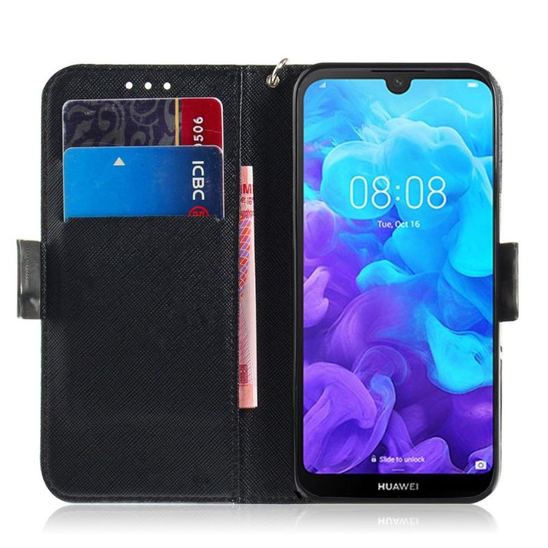 Case voor Huawei Y5 2019 Bescherming Boze Panda