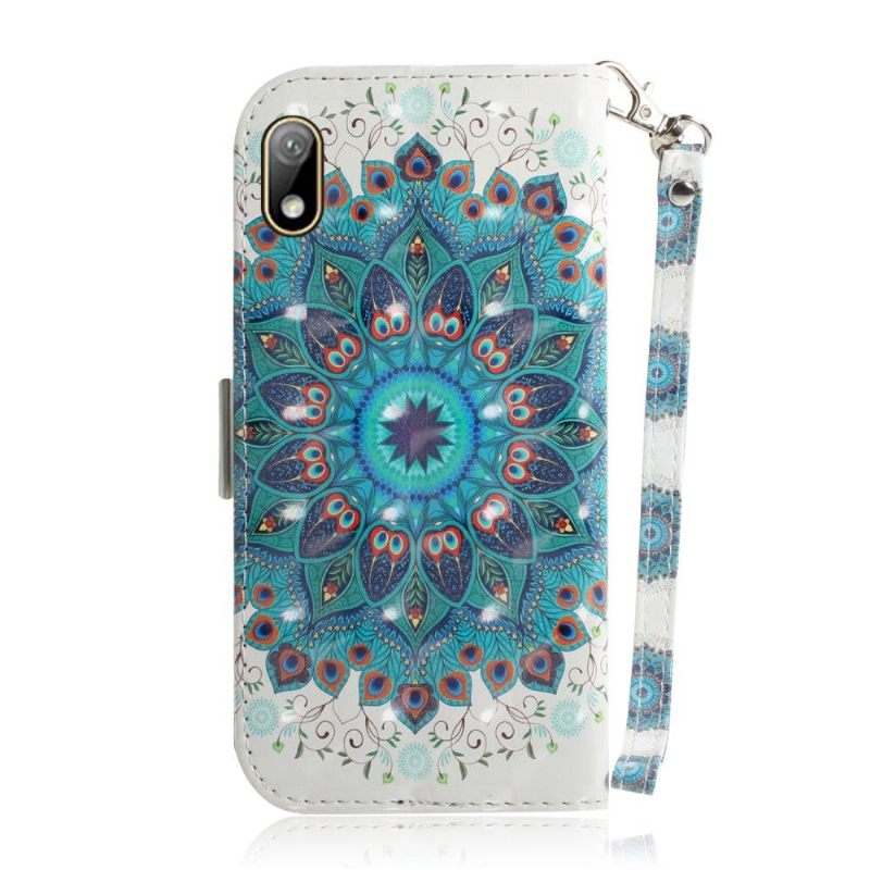 Cover voor Huawei Y5 2019 Anti-fall Kleurrijke Mandala