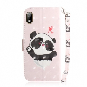 Cover voor Huawei Y5 2019 Anti-fall Schattige Panda