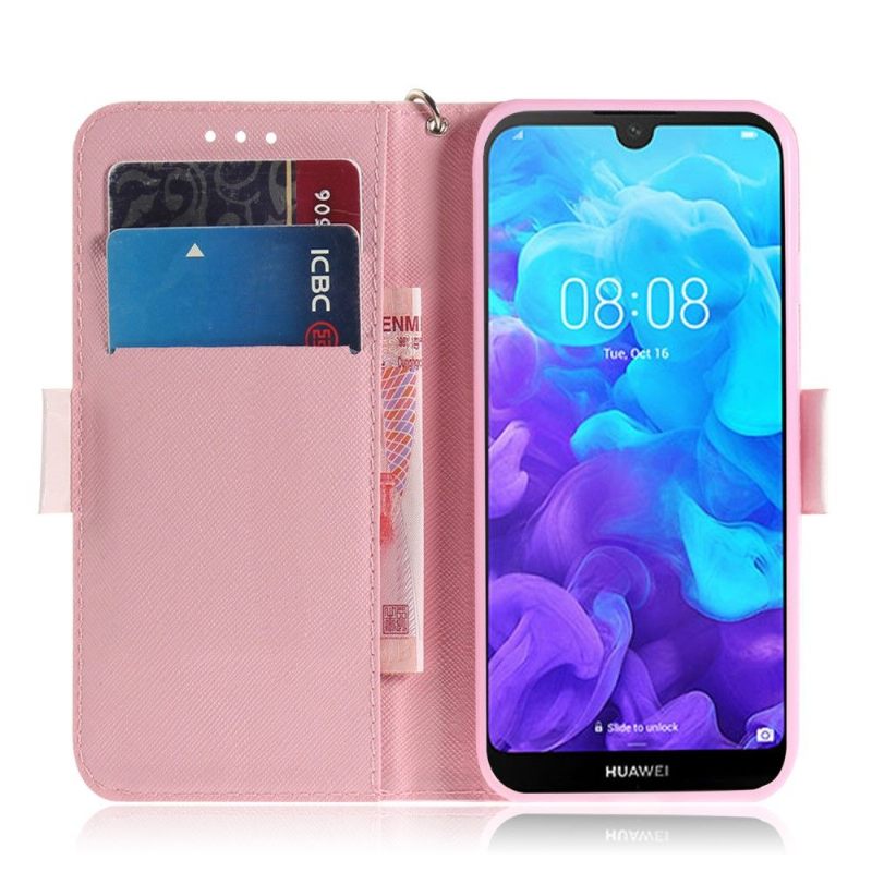 Cover voor Huawei Y5 2019 Anti-fall Schattige Panda