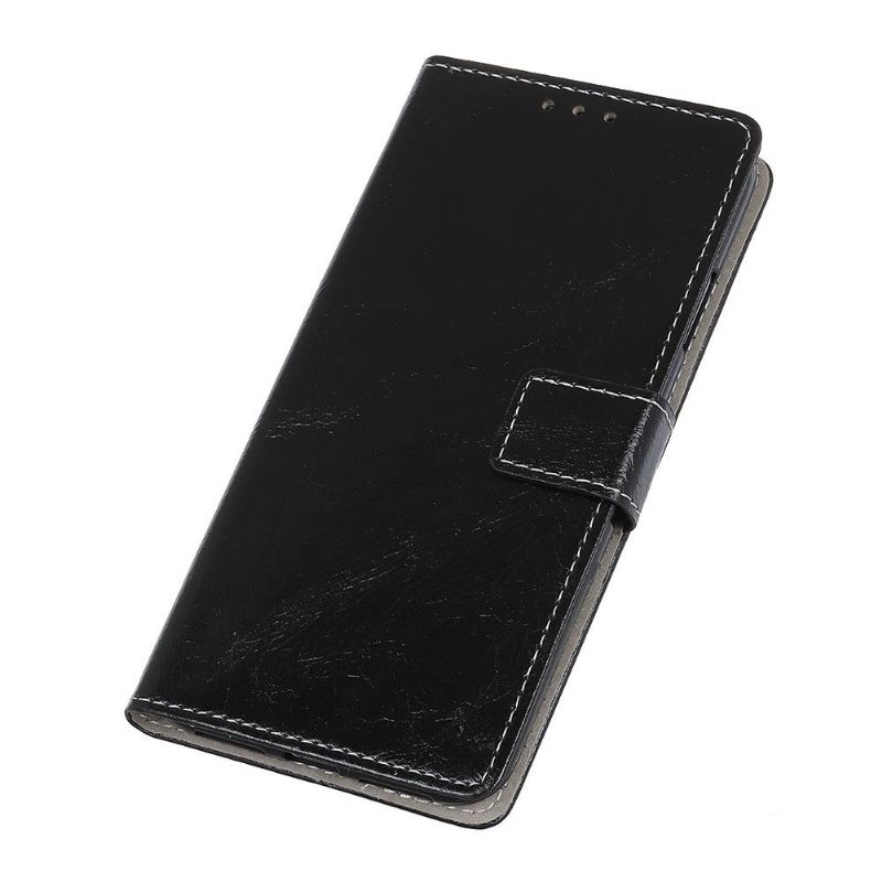 Cover voor Huawei Y5 2019 Luxe Stiksels Met Leereffect