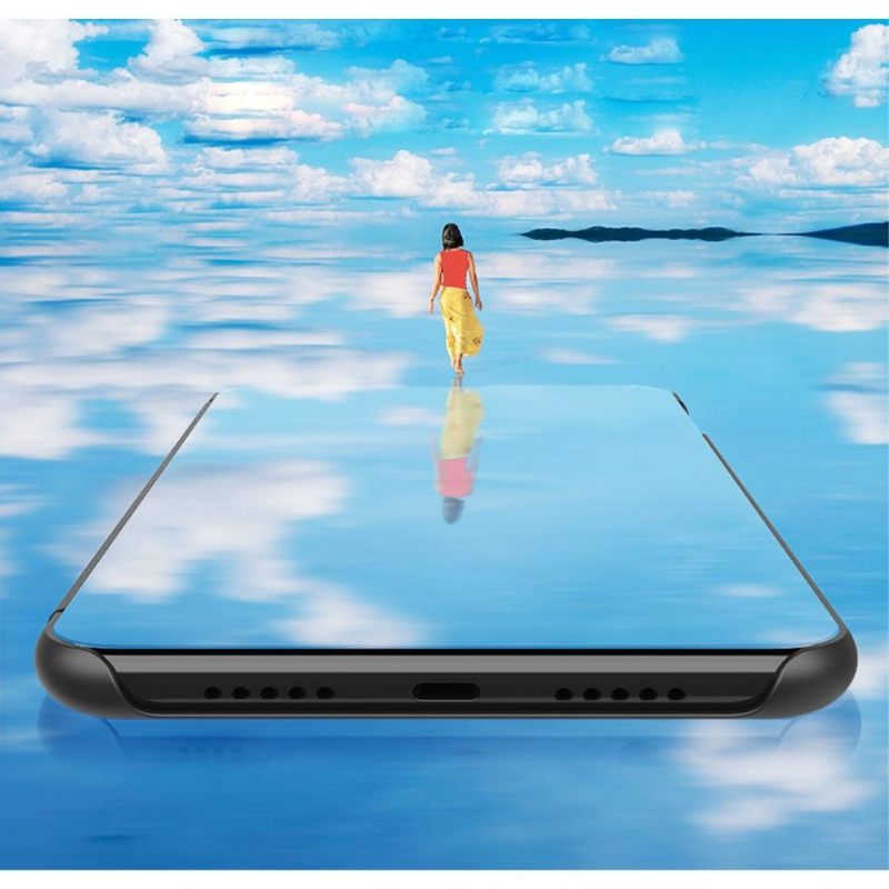 Hoesje voor Xiaomi Mi 9 Lite Folio-hoesje Spiegeleffect