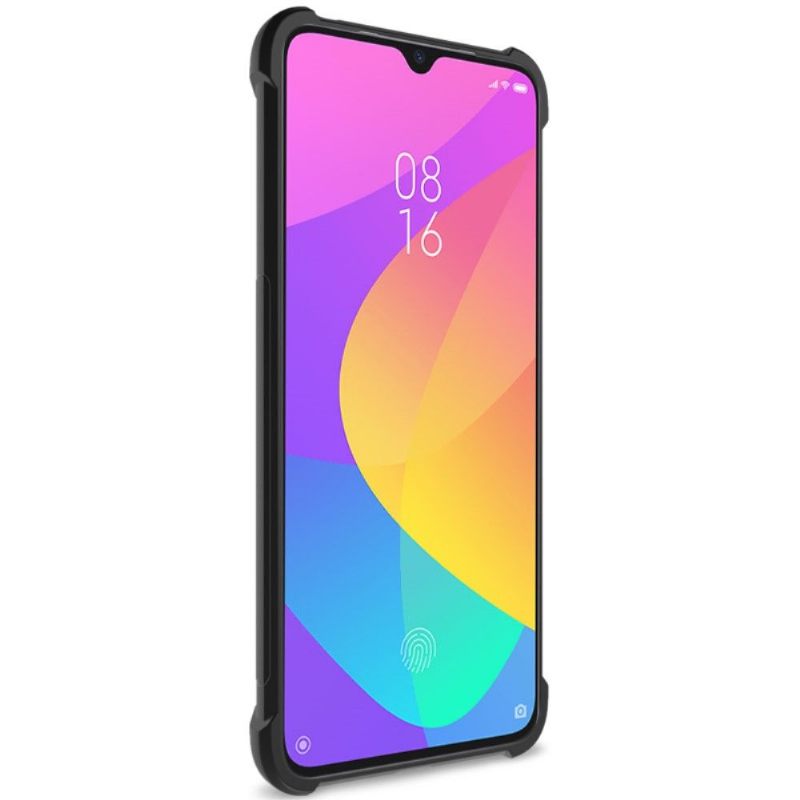 Hoesje voor Xiaomi Mi 9 Lite Klassiek Zwart Metaal