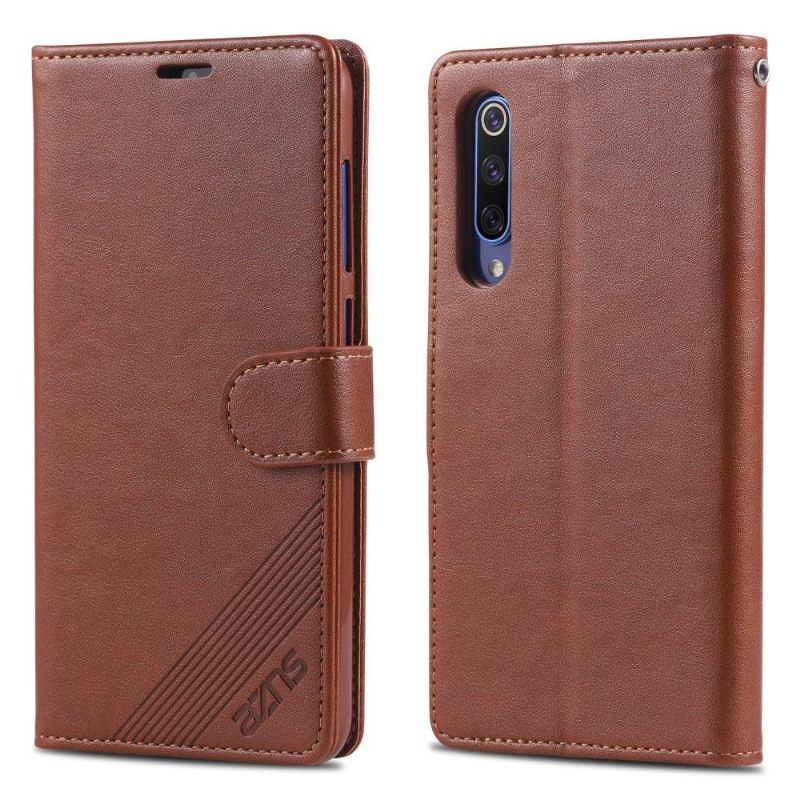 Cover voor Xiaomi Mi 9 Azns Kunstleer