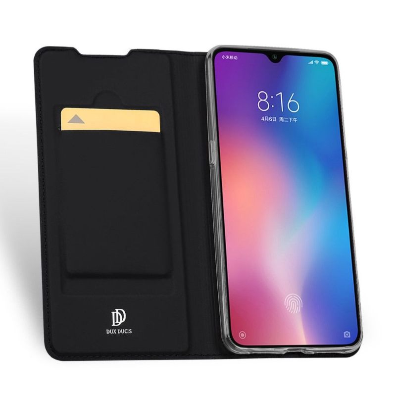 Cover voor Xiaomi Mi 9 Zakelijk Kunstleer