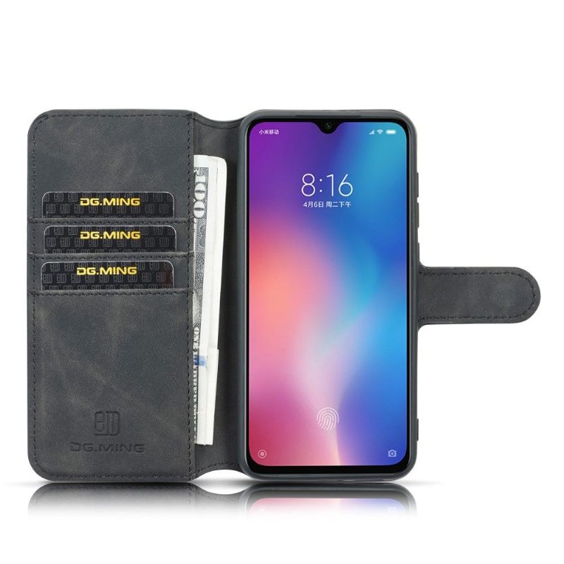 Folio-hoesje voor Xiaomi Mi 9 Dg Ming Leereffect