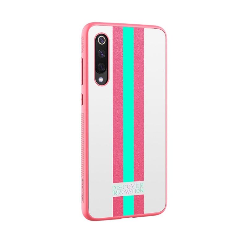 Hoesje voor Xiaomi Mi 9 Nillkin Gestreept Patroon - Roze / Groen