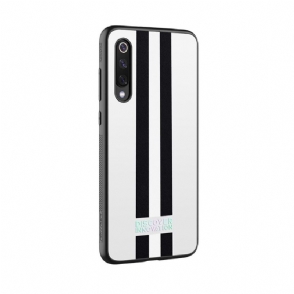 Hoesje voor Xiaomi Mi 9 Nillkin Zwart/wit Gestreepte Patronen