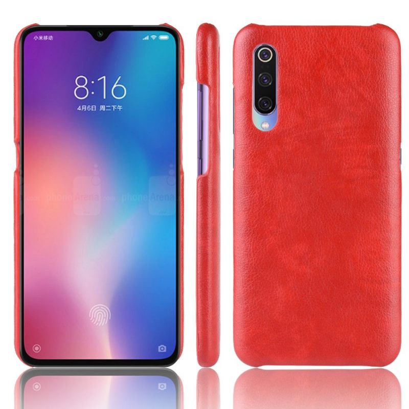 Hoesje voor Xiaomi Mi 9 Premium Leereffect