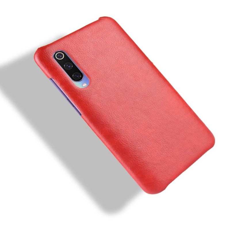 Hoesje voor Xiaomi Mi 9 Premium Leereffect