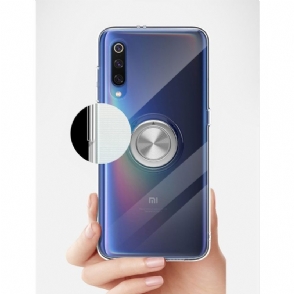 Telefoonhoesje voor Xiaomi Mi 9 Bescherming Met Magnetische Ring - Transparant