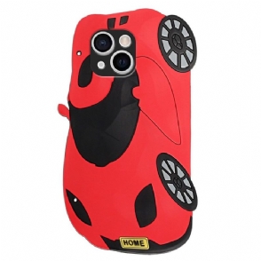 Hoesje voor iPhone 13 Mini Anti-fall 3d Auto Met Riem