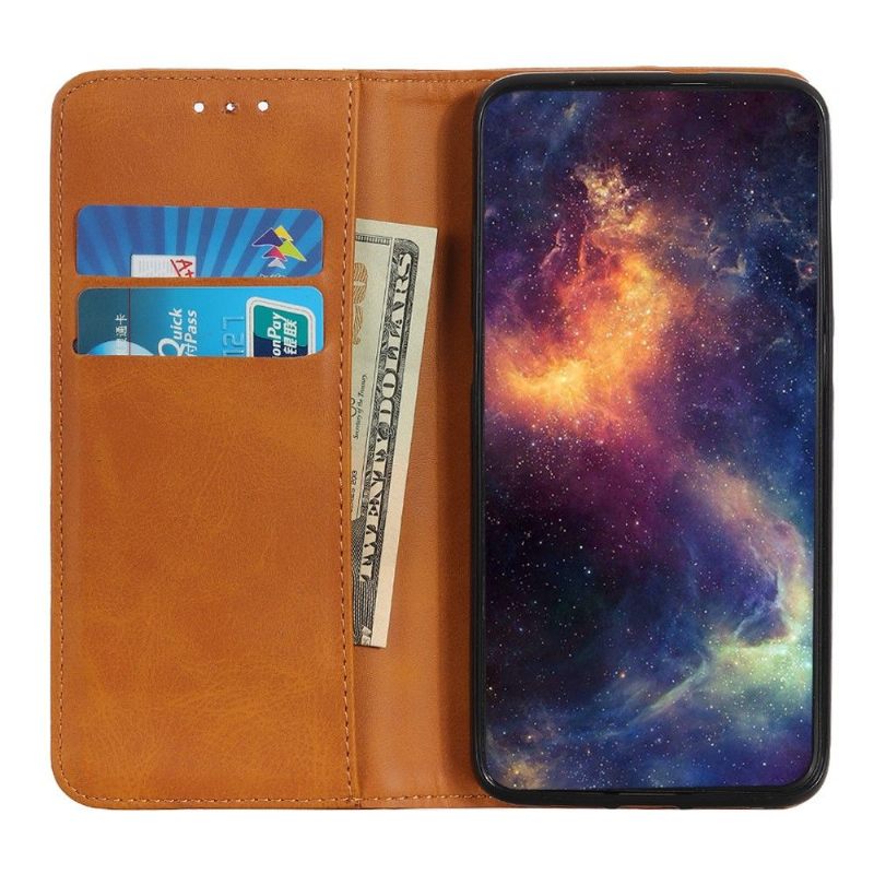 Leren Hoesje voor iPhone 13 Mini Folio-hoesje Simone Leeftijd