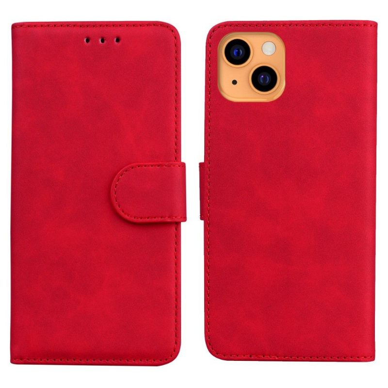 Leren Hoesje voor iPhone 13 Mini Romeins Soft Touch