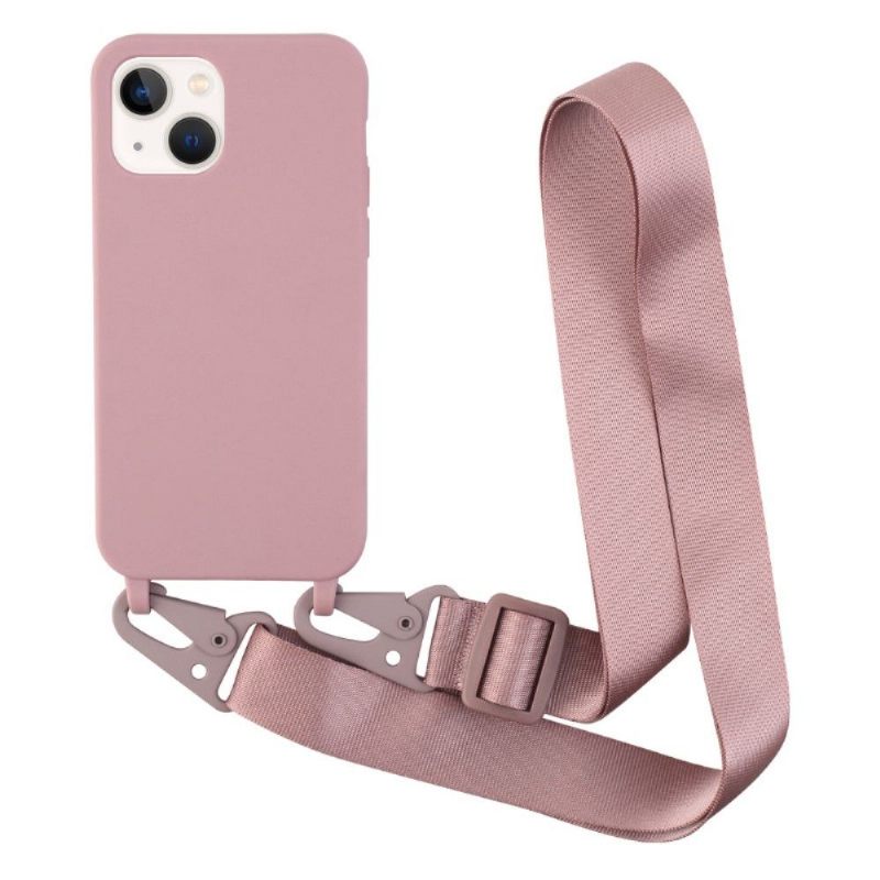 Telefoonhoesje voor iPhone 13 Mini Bescherming Bescherming Met Lanyard