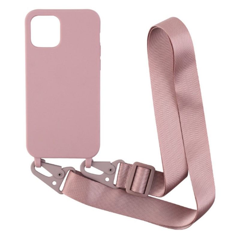 Telefoonhoesje voor iPhone 13 Mini Bescherming Bescherming Met Lanyard