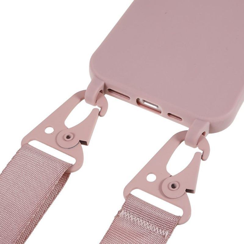 Telefoonhoesje voor iPhone 13 Mini Bescherming Bescherming Met Lanyard