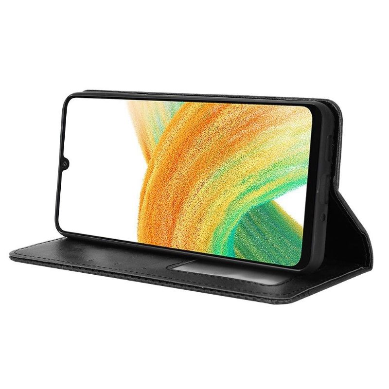 Case voor Samsung Galaxy A33 5G Leer In Cirénius-stijl