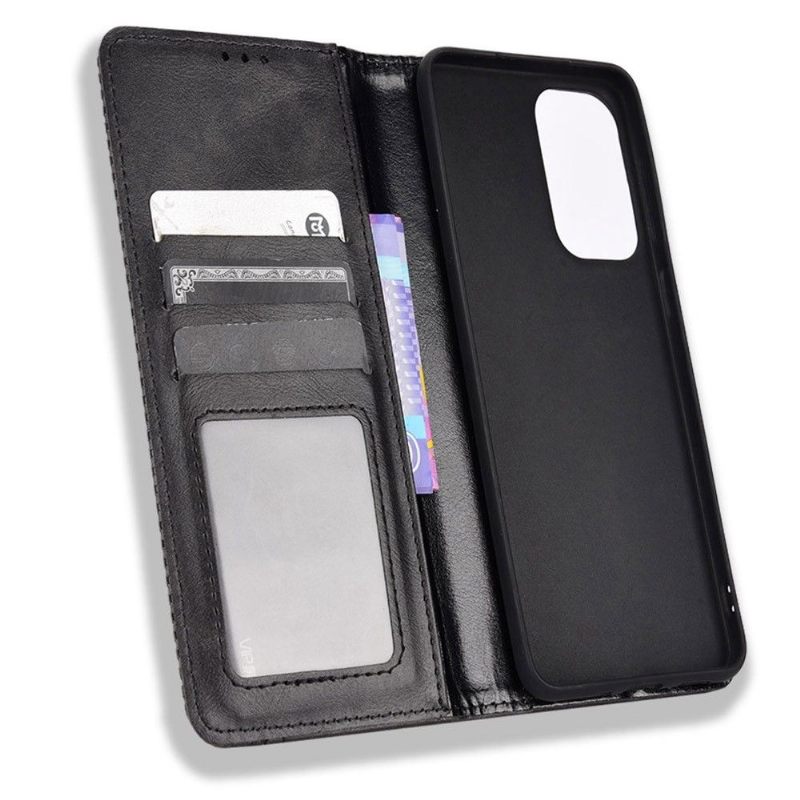 Case voor Samsung Galaxy A33 5G Leer In Cirénius-stijl