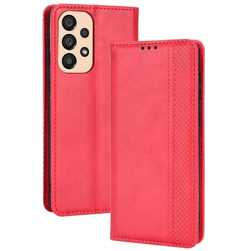 Case voor Samsung Galaxy A33 5G Leer In Cirénius-stijl