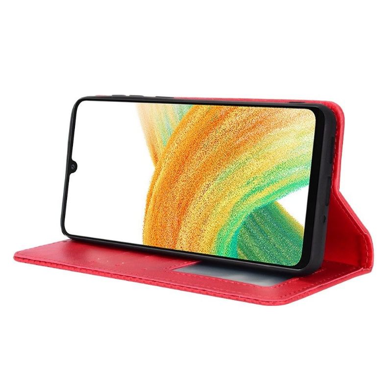 Case voor Samsung Galaxy A33 5G Leer In Cirénius-stijl