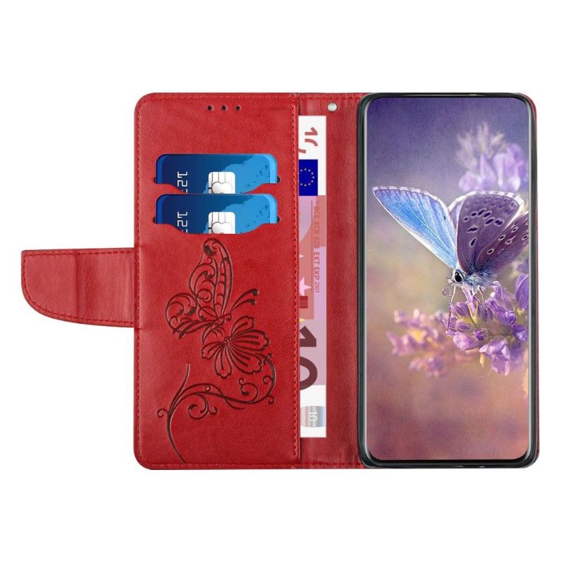 Cover voor Samsung Galaxy A33 5G Folio-hoesje Vlinder