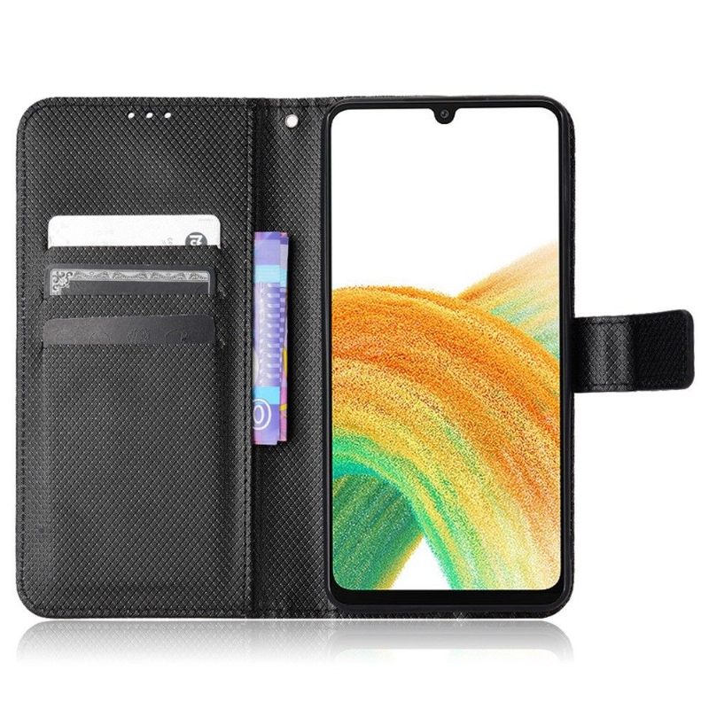 Cover voor Samsung Galaxy A33 5G Leereffect Met Textuur