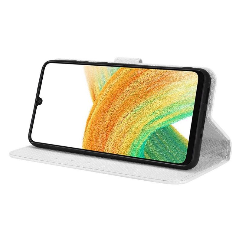 Cover voor Samsung Galaxy A33 5G Leereffect Met Textuur