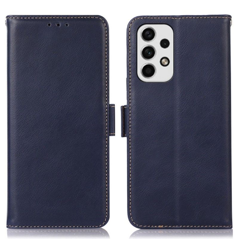 Folio-hoesje voor Samsung Galaxy A33 5G Anti-fall Leder Serie 14