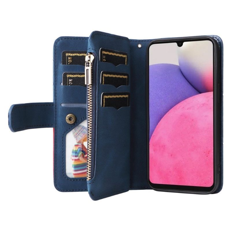 Folio-hoesje voor Samsung Galaxy A33 5G Bicolor Artistieke 002 Serie