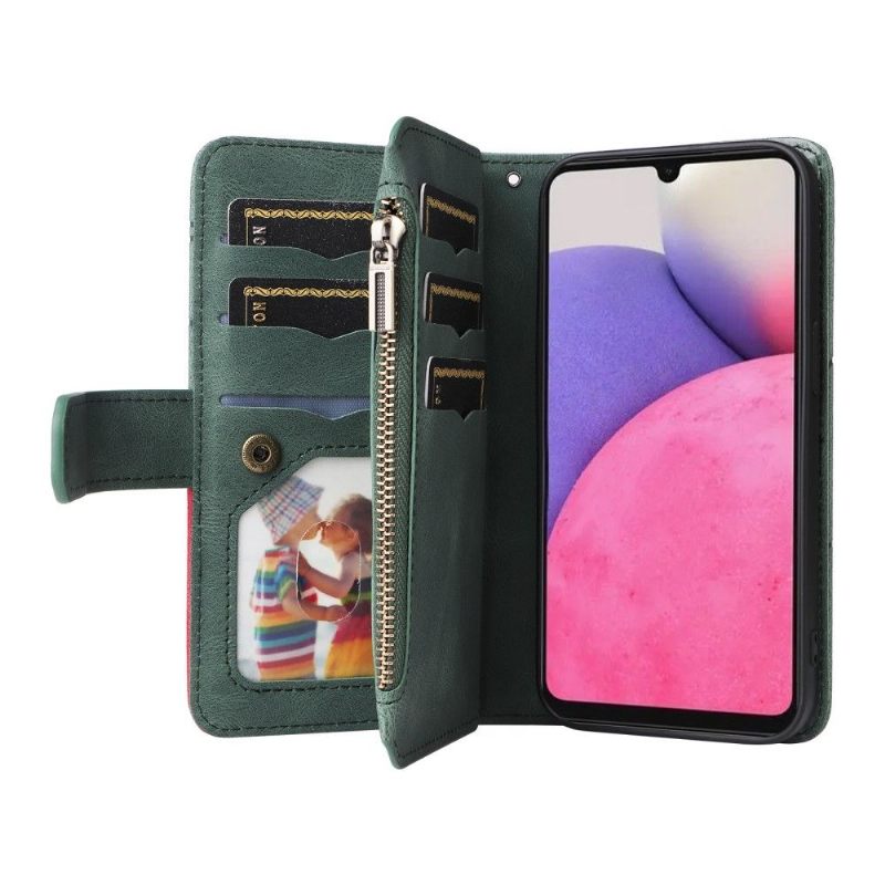 Folio-hoesje voor Samsung Galaxy A33 5G Bicolor Artistieke 002 Serie