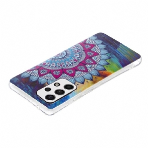 Hoesje voor Samsung Galaxy A33 5G Lichtgevende Kleurrijke Mandala