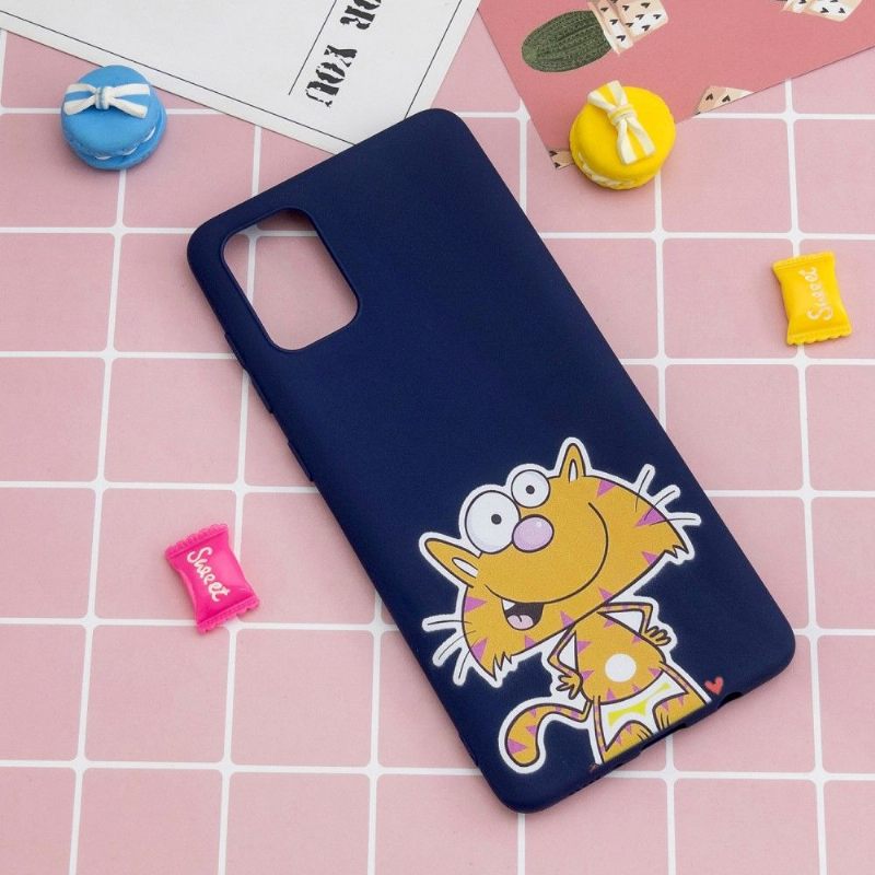 Hoesje voor Samsung Galaxy A33 5G Met Ketting Cartoon Kat