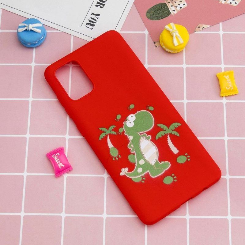 Hoesje voor Samsung Galaxy A33 5G Met Ketting Dinosaurus Illustratie