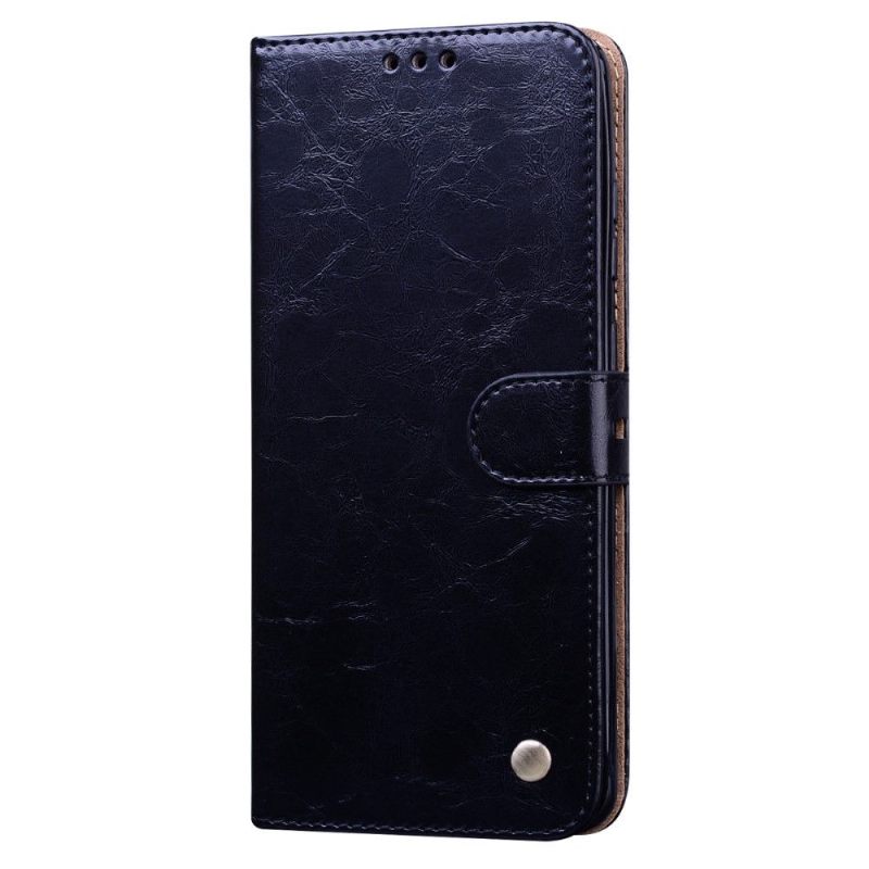 Cover voor Samsung Galaxy S20 Ultra Luxe Vintage Leereffect