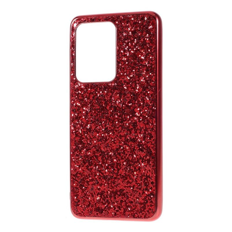 Hoesje voor Samsung Galaxy S20 Ultra Glamour Strass Pailletten