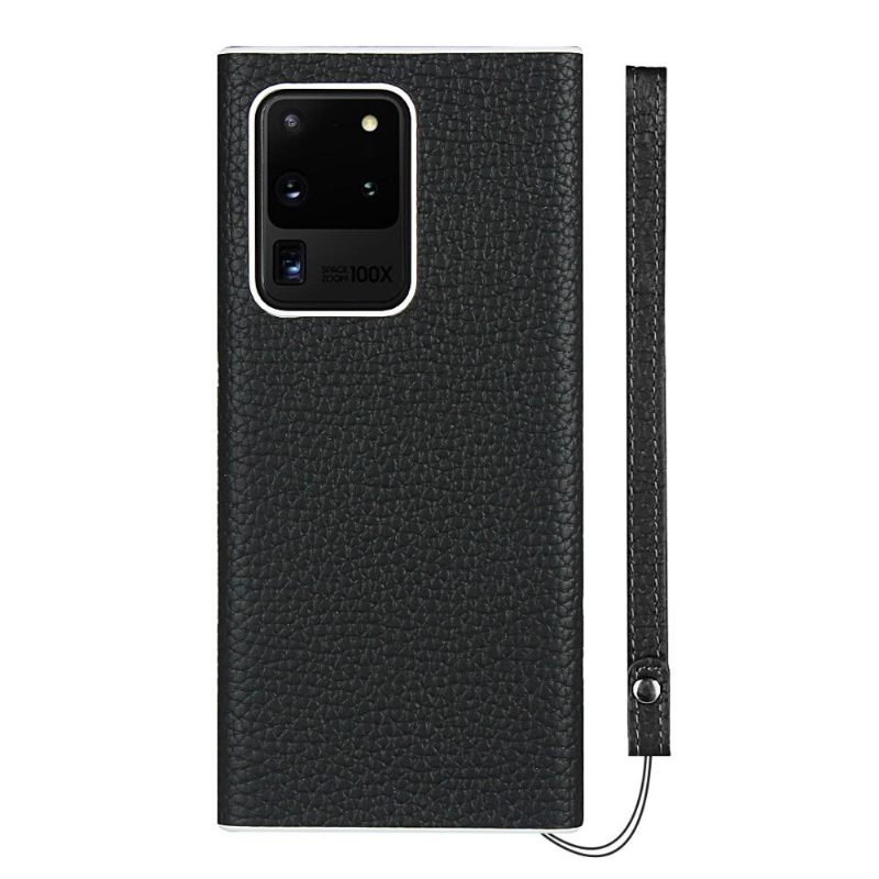 Hoesje voor Samsung Galaxy S20 Ultra Leereffect Met Riem