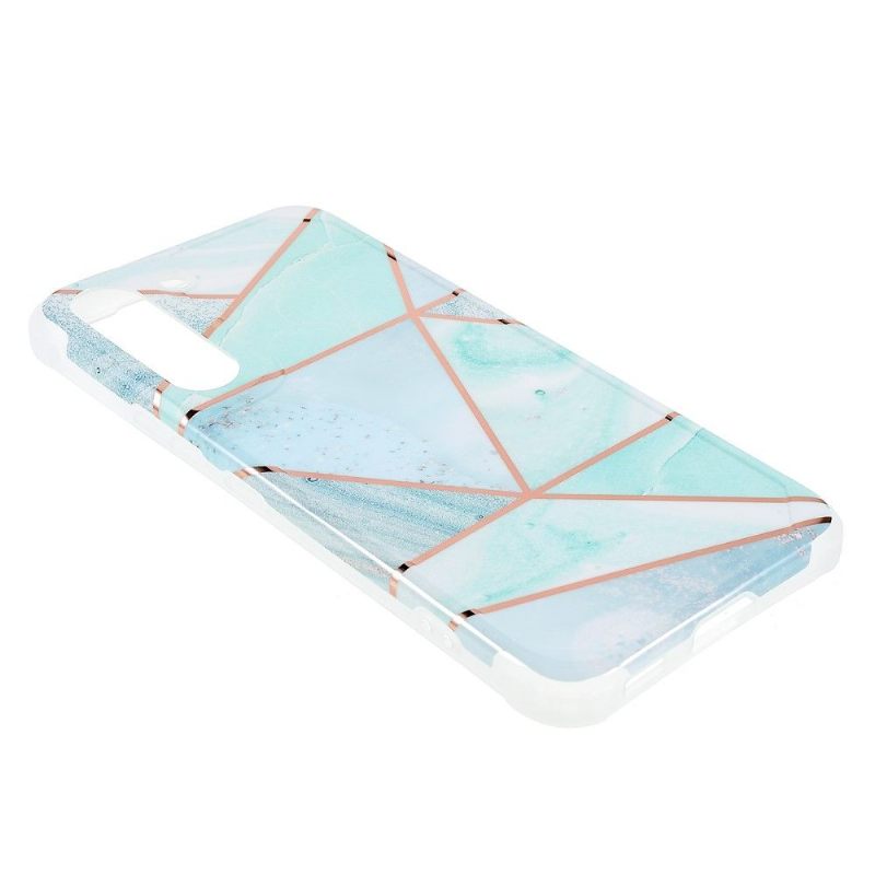 Hoesje voor Samsung Galaxy S22 5G Geometrisch Marmer