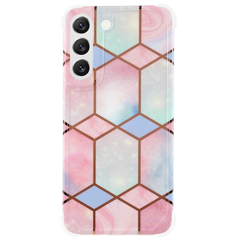 Hoesje voor Samsung Galaxy S22 5G Geometrisch Marmer