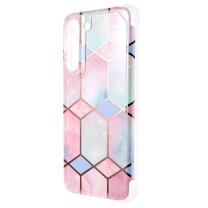 Hoesje voor Samsung Galaxy S22 5G Geometrisch Marmer