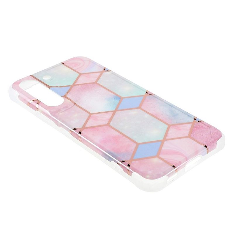 Hoesje voor Samsung Galaxy S22 5G Geometrisch Marmer