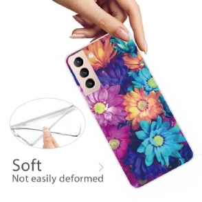 Hoesje voor Samsung Galaxy S22 5G Kleurrijke Madeliefjes